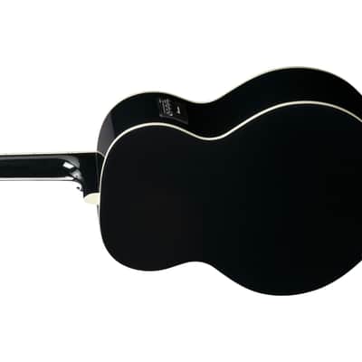 Ibanez AJ7012M1E Artwood Jumbo 12-String Acoustic-Electric Guitar - Black image 9