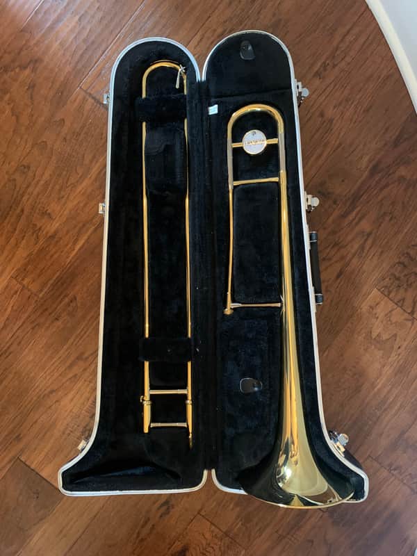 Yamaha YSL-354 Standard Trombone 2010s - Lacquered Brass image 1