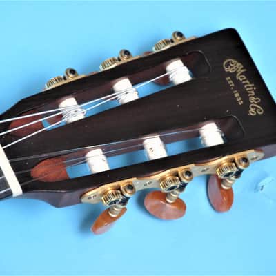 Martin Custom Shop 0 -12 Fret Indian Nylon 2014 Natural Satin back and sides, gloss top image 5