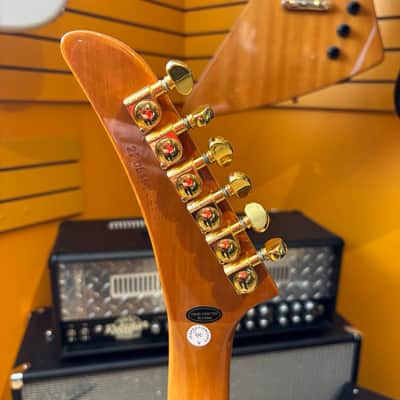Epiphone - 58 Reissue Korina Explorer (Natural - Gold) w/ Gig Bag - 2022 - USED image 12