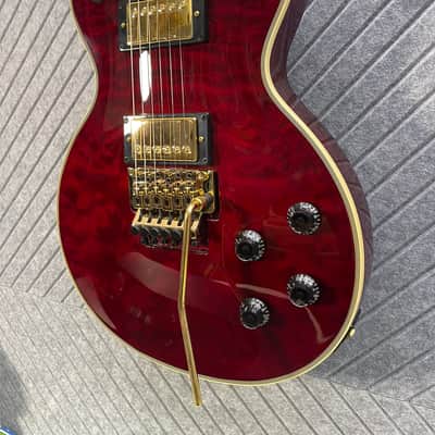 Epiphone Alex Lifeson Les Paul Custom Axcess Ruby SkunkWerx Premier Collection image 2