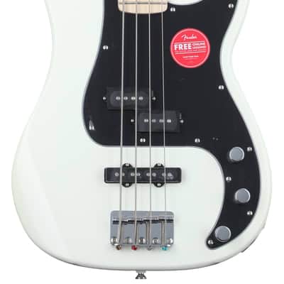 Squier Affinity Series Precision Bass Olympic White with Maple Fingerboard image 2