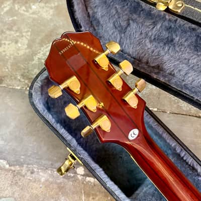 Epiphone by Gibson Sheraton 1999 - Redburst original vintage MIK image 7