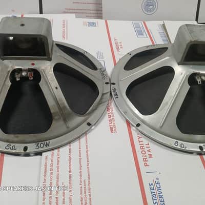 12" RCA ALNICO SPEAKERS PAIR #961628 VINTAGE HI-FI WIDE RANGE OR GUITAR image 6