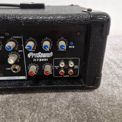 ProSound N73HH - Powered Mixer Head - 4 Channel - Black - Good w/ Power Cable image 9