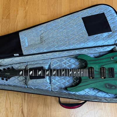 Caparison Dellinger II FX-AM Dark Green Matt With Case - Railhammer Pickups image 5