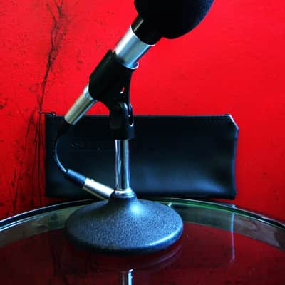 Vintage 1970's Shure 565SD Switchable Cardioid Dynamic Microphone Hi Z w accessories image 1