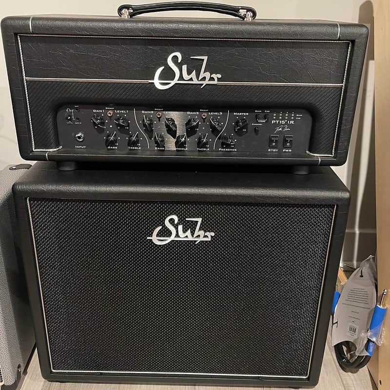 Suhr PT15IR Pete Thorn Signature 3-Channel 15-Watt 1x12" Guitar Amp Half Stack image 1