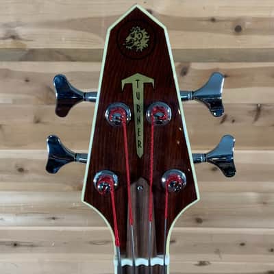 Rick Turner 2016 Model 1 Deluxe Electric Bass Guitar USED - Natural image 3