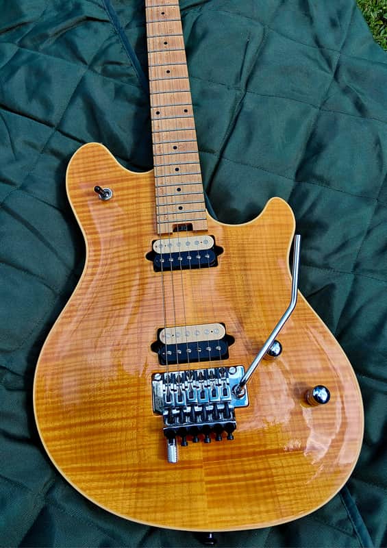 Peavey EVH Wolfgang with Floyd Rose 2004 - Transparent Amber w/paperwork image 1