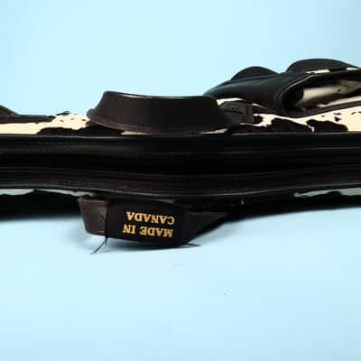 Levy's Canada Guitar Leather Case Cow Cowprint image 11