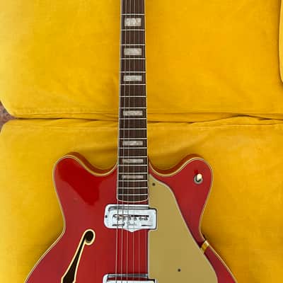 Fender Coronado II Rosewood Fretboard 1966 - Red Dakota image 9