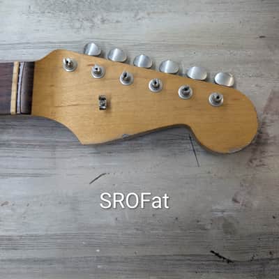 Fender Stratocaster Neck Allparts Licensed With Aged Finish image 1
