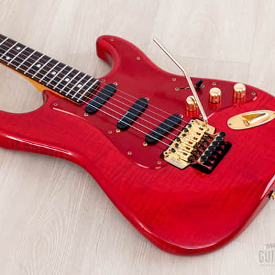 1991 Fender Stratocaster STR-1300 LSR Non-Catalog w/ USA Lace Sensor, Floyd Rose & Case, Japan MIJ Fujigen image 9