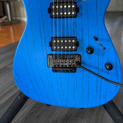 Tom Anderson Angel Player Satin Organic Grain Voodoo Blue blue with Black. 2023 image 2