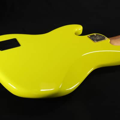 Fender MonoNeon Jazz Bass V Maple Fingerboard Neon Yellow 021 image 5
