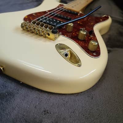 Kramer USA Pacer HSS Rockinger Brass Bridge 1983 Cream image 4