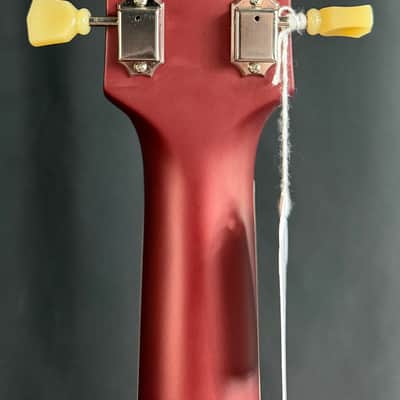 Eastman SB59/S-BR Solidbody Electric Guitar Vintage Satin Burgundy Red w/ Gig Bag image 10
