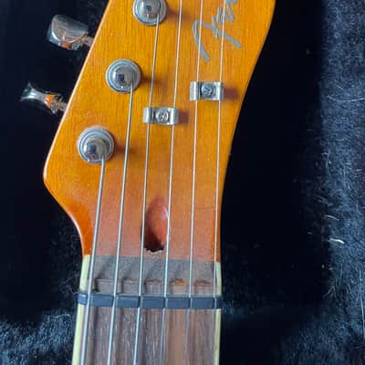 MINT Fender Special Edition Custom Telecaster WITH 90's CHAINSAW CASE FMT HH with Laurel Fretboard 2019 - Present - Amber image 6