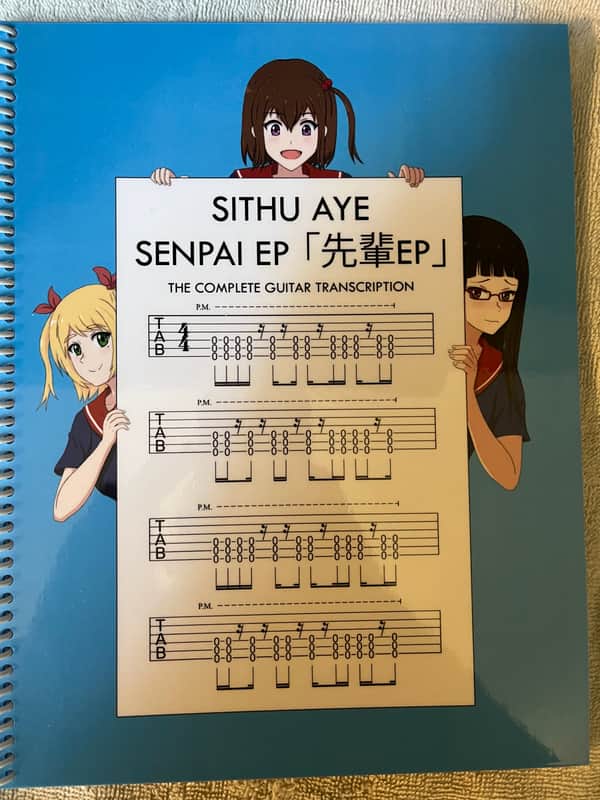 Sithu Aye - Senpai EP - Guitar tab / Tablature Book image 1