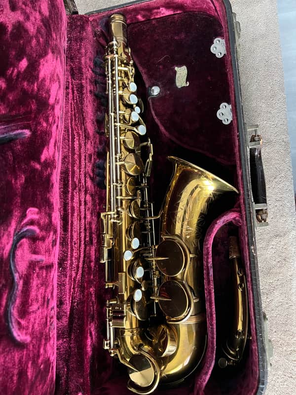 King Zephyr Alto Saxophone 1936-37 - Gold image 1