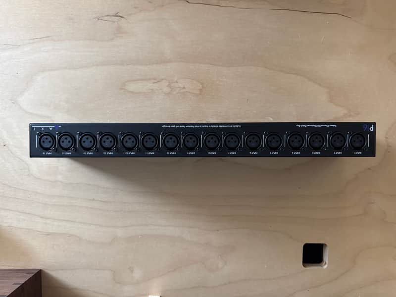 ART P16 Rackmount 16-Channel Balanced XLR Patchbay 2015 - Present - Black image 1