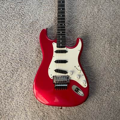 Fender Stratocaster ST-362F 1988 Vintage Candy Apple Red MIJ Floyd Rose Guitar image 1