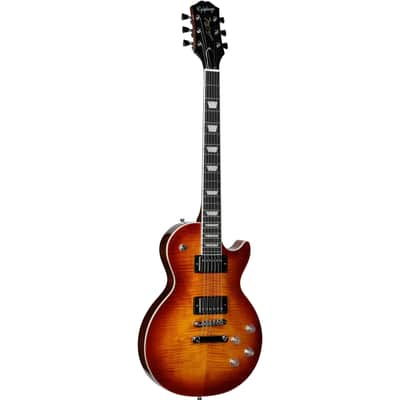 Epiphone Les Paul Modern Figured Electric Guitar, Mojave Burst, (with Gig Bag) image 2