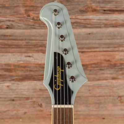 Epiphone Inspired by Gibson Custom '63 Firebird V Frost Blue image 6