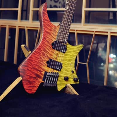Strandberg Made to Measure 2017 Red yellow burst image 8