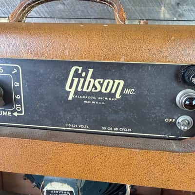 Gibson 1954 BR-6F 3-Input 10-Watt 1x10" Guitar Combo 1948 - 1954 - Brown image 6