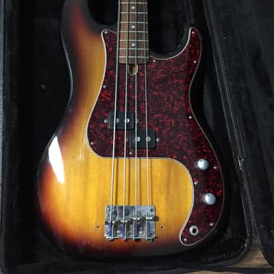 Vintage MIJ Pan Precision Bass early 70's Sunburst Univox image 2