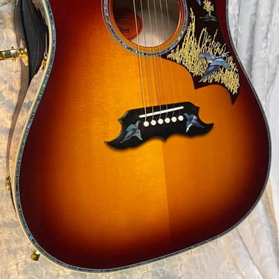 NEW! Gibson Custom Shop Dove - Doves In Flight - Made 2 Measure - Custom Ordered in Autumnburst Finish - Authorized Dealer - 5 lbs - G06614 image 15