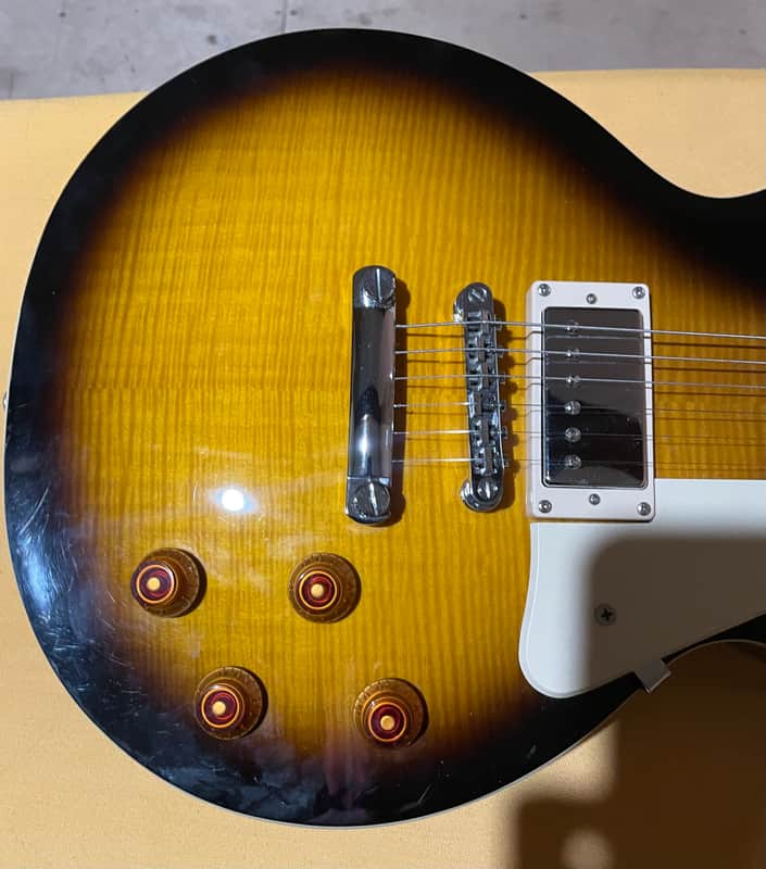 Epiphone Les Paul Standard 1990 - 2013 - Vintage Sunburst | Reverb
