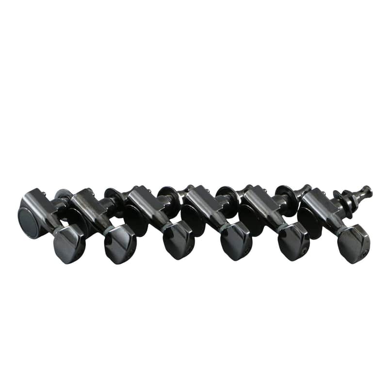(6) Ibanez Standard Right Handed Tuning Pegs Cosmo Black Finish TU-4152 image 1