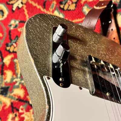 Fender Custom Shop Limited 1961 Telecaster Relic Silver Sparkle - Wildwood Video Demo image 13