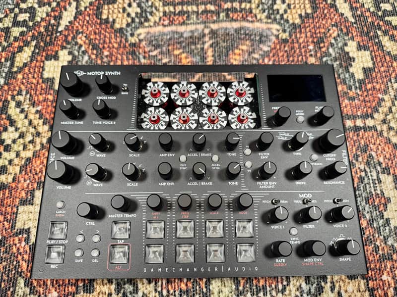 Gamechanger Audio Motor Synth Electro-Mechanical Desktop Synthesizer 2020 - 2022 - Black image 1