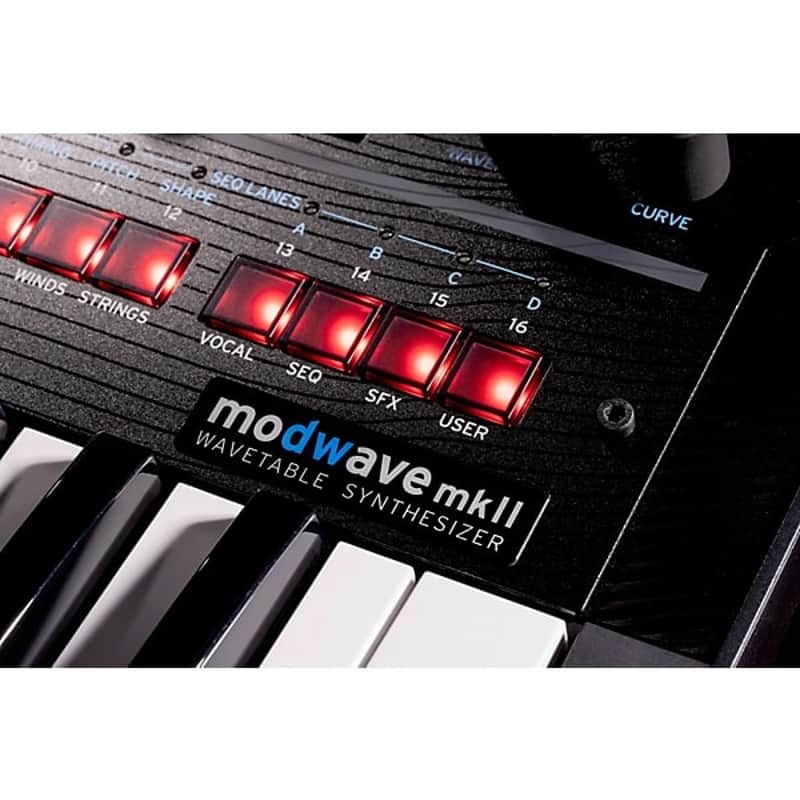 KORG modwave mkII Wavetable Synthesizer 2024 - BLACK image 1