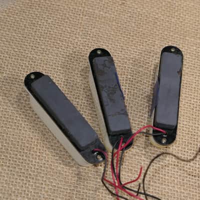 Pickups White Aged, Genuine 80s Squier Bullet Strat - Same Day Shipping #DH02 image 2