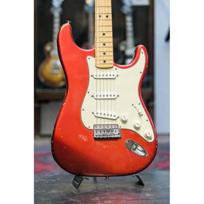 1973 Fender Stratocaster candy apple red image 1