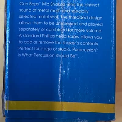 Gon Bops PSHM1 Aluminum Mic Shaker 2010s - Silver image 2