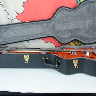 Used Gretsch G5123B Limited Edition Electromatic Bass, Orange, Hard Case image 2