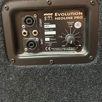 EBS HD350 Bass Amp Head With NEO 115 & NEO 210 Evolution Neoline Pro Speakers mid 2000s ish - Rack Mounted & Carpeted image 18