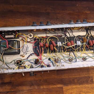 Fender Bassman 2-Channel 50-Watt Guitar Amp Head 1970 - 1971 - Silverface image 3