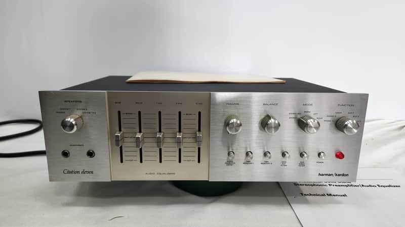 Harman Kardon Vintage model Citation Eleven , Solid State Stereo Preamplifier/Equaliser Made in USA (1976) image 1