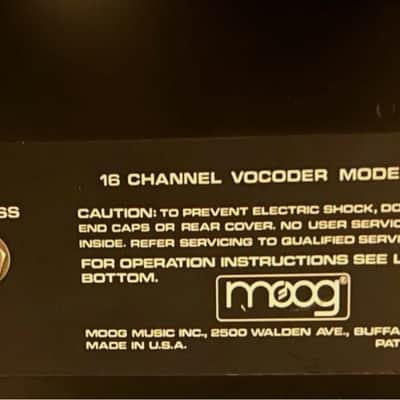 Moog Vocoder 16 Channel Model MBVO 327 1970-1980 - Schwarz image 4