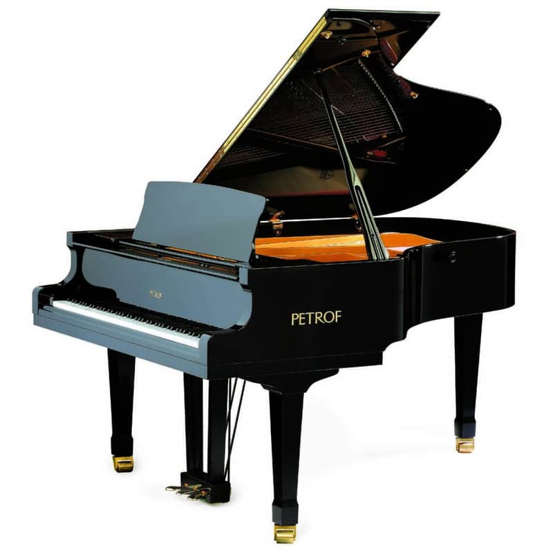 Petrof P 194 Storm Black high polish Grand Pianos image 1
