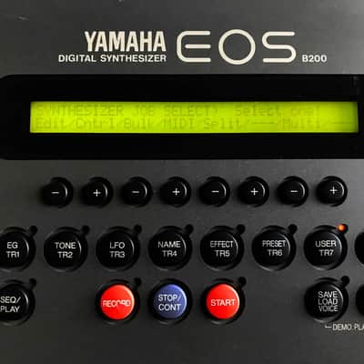 1988 Yamaha EOS B200 Vintage FM Digital Synthesizer Keyboard + Yamaha Hard Flight Case Japan 100V YS200 DX11 TQ5 image 4