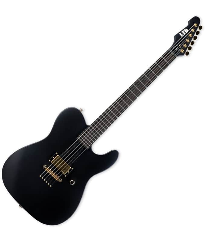 ESP LTD AA-1 Alan Ashby Guitar Black Satin B-Stock with Case image 1
