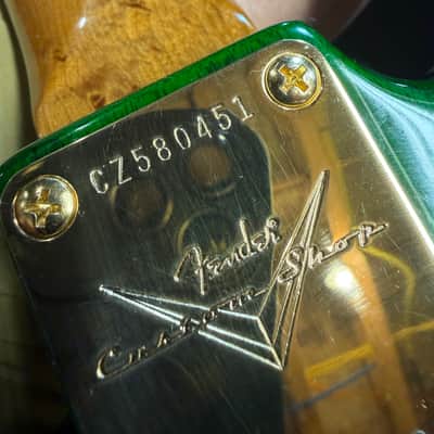 Fender Custom Shop Wildwood 10 Artisan Stratocast 2024 - Green Nitro image 11